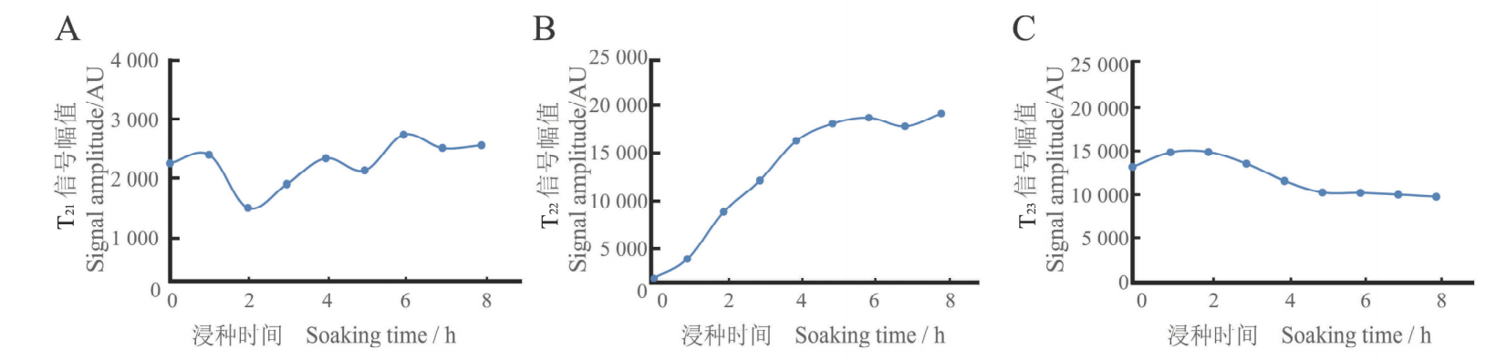 2、种子水分3 T21、T22、T23信号幅值随时间变化曲线.png